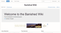 Desktop Screenshot of banished-wiki.com