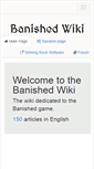 Mobile Screenshot of banished-wiki.com